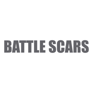 Battle Scars Decal (Grey)